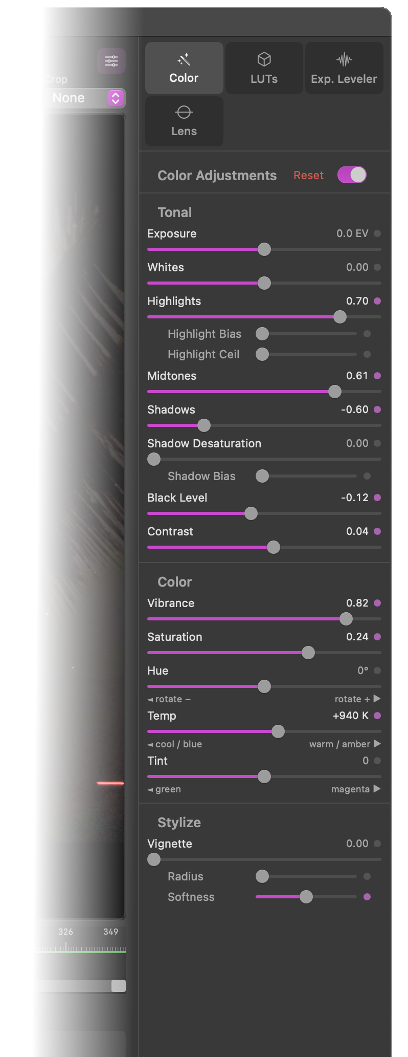Color Adjustment Panel V1.0